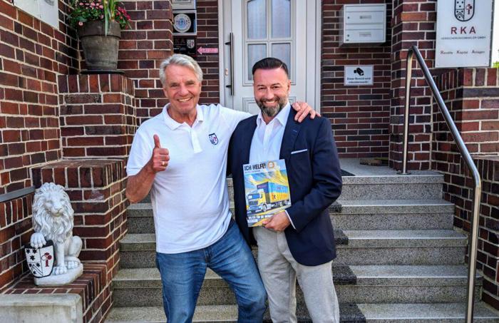 Gemeinsam glücklich ICHeV Praesident Dieter F. Kindermann und Aike Vaque