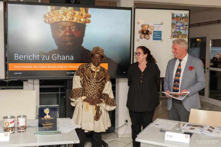Koenig von Ghana beim ICH e.V.